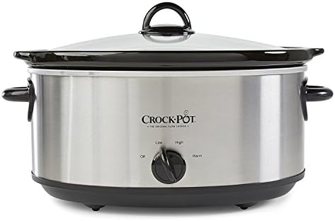Crock-Pot 7 Quart Oval Manual Slow Cooker – Stainless Steel - Curated Collection