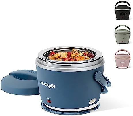 Crock-Pot Electric Lunch Box Food Warmer 20oz – Faded Blue - Curated Collection