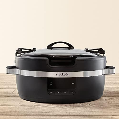 Crock-Pot Thermoshield 6 Quart Slow Cooker with Carry Handles - Curated Collection