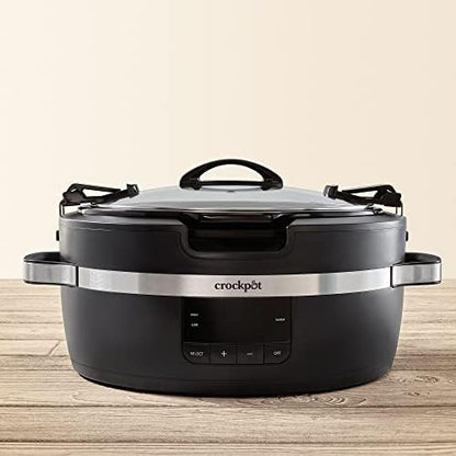 Crock-Pot Thermoshield 6 Quart Slow Cooker with Carry Handles - Curated Collection