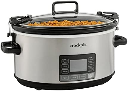 Crock-Pot 7 Quart Portable Programmable Slow Cooker with Timer - Curated Collection