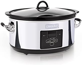 Crock-Pot 7 Quart Programmable Slow Cooker – Polished Platinum - Curated Collection