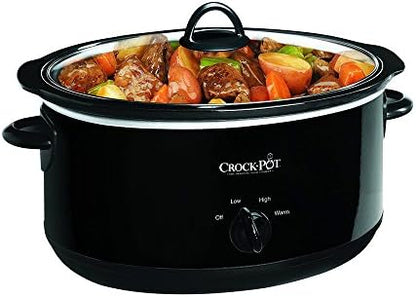 Crock-Pot 8 Quart Manual Slow Cooker – Black - Curated Collection