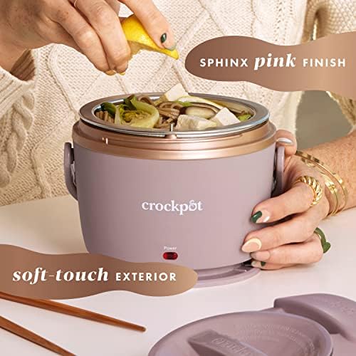 Crock-Pot Electric Lunch Box Food Warmer 20oz – Blush Pink