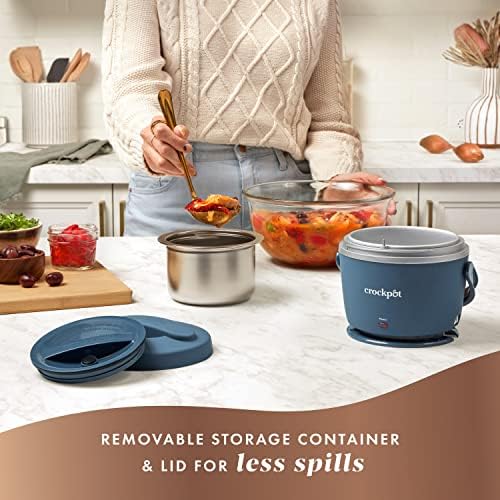 Crock-Pot Electric Lunch Box Food Warmer 20oz – Faded Blue