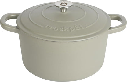 Crock-Pot 3 Quart Enameled Cast Iron Dutch Oven – Aqua