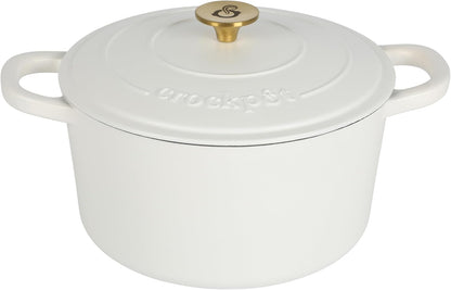 Crock-Pot 3 Quart Enameled Cast Iron Dutch Oven – Aqua